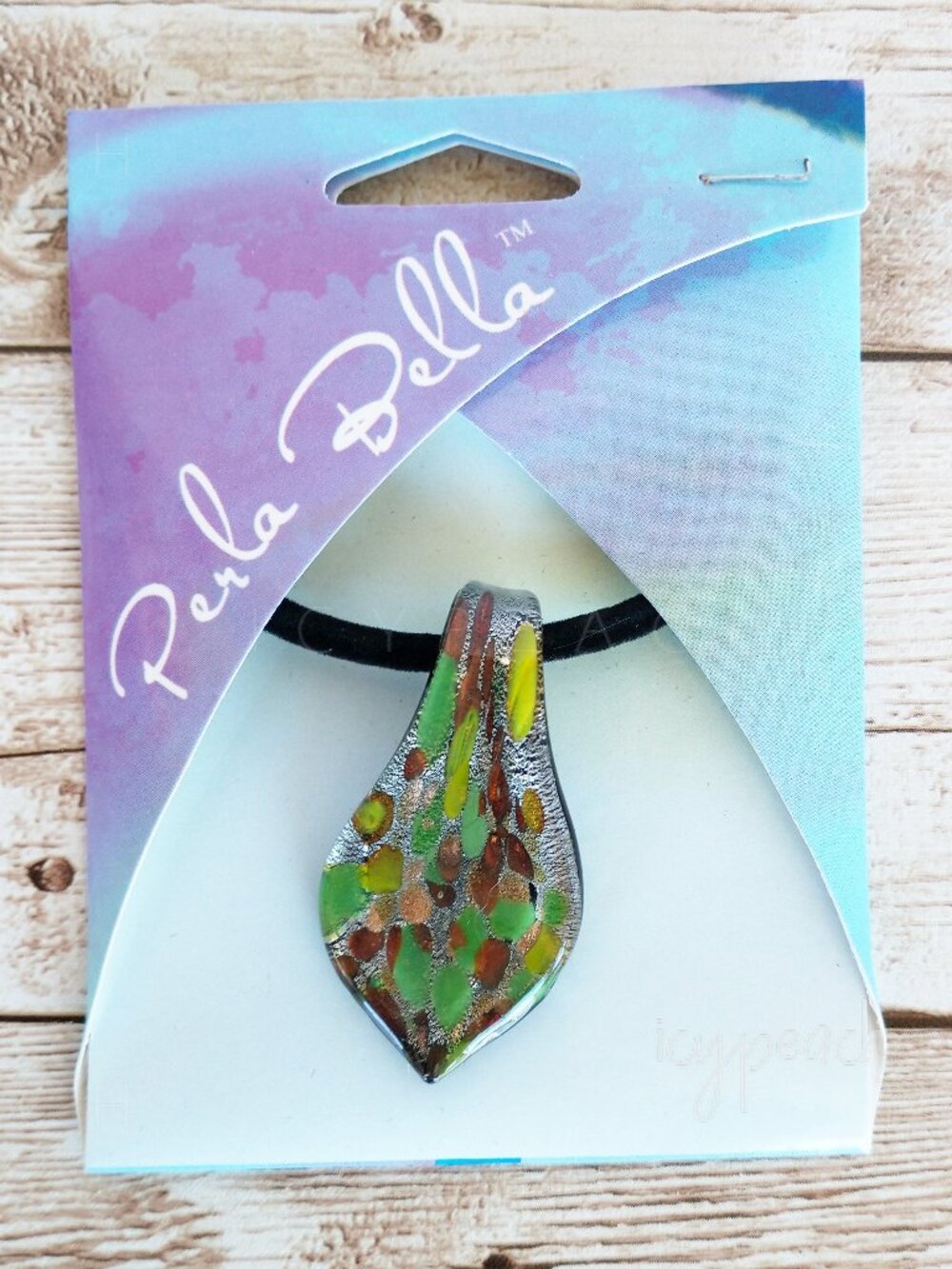 Cousin Corporation Perla Bella Glass Spoon Pendant 23x45mm New Jewelry Supply